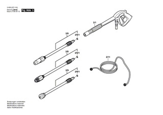BOSCH Schlauch | Ersatzteile f�r AQUATAK 1500 SI, AQUATAK 1500X - F016F03119