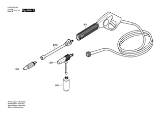BOSCH Handgriff | Ersatzteile f�r AQUATAK 100, AQUATAK 100 PLUS - F016F03148