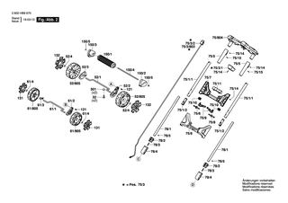 BOSCH Abdeckblende | Ersatzteile für AdvancedRotak 36-650 | F016L90021