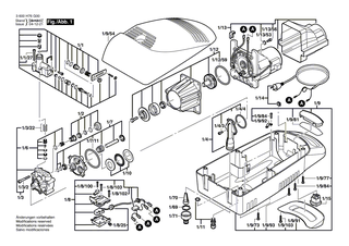 BOSCH Dichtung | Ersatzteile f�r AQUATAK 100, AQUATAK 100 PLUS - F016F03340