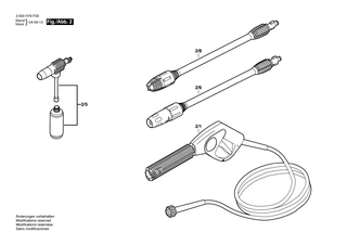 BOSCH Strahlrohr | Ersatzteile f�r AQUATAK 1200 PLUS - F016F03391