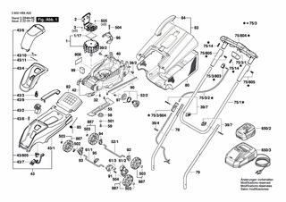 BOSCH Fangkorb Oberteil | Ersatzteile für CityMower 18 | 1600A01N2H