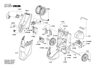 BOSCH Geh�use | Ersatzteile f�r AQUATAK 150 PRO, AQUATAK 150 PRO X - F016F03511