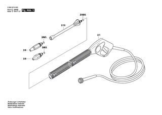 BOSCH O-Ring | Ersatzteile f�r AQUATAK 100, AQUATAK 120l - F016F03541