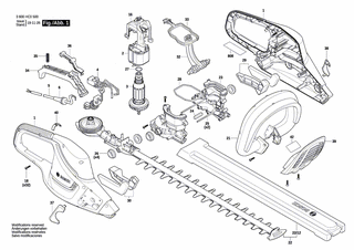 BOSCH Tülle | Ersatzteile für UniversalHedgeCut 60 | 2609002019