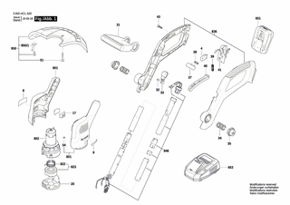 BOSCH Knopffeder | Ersatzteile für EasyGrassCut 18-26 | F016F05324