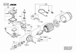 BOSCH Elektromotor | Ersatzteile für AQUATAK 160 PRO X - F016F03586