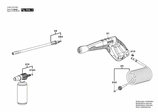 BOSCH Schaumspr�hset | Ersatzteile f�r AQUATAK GO,...