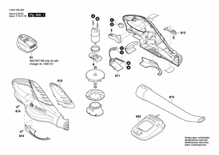 BOSCH Taste | Ersatzteile f�r ALB 18 LI - F016F04178