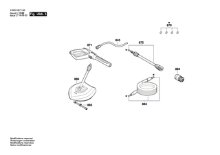 BOSCH Schlauch | Ersatzteile f�r AQT 33-10, AQT 35-12 - F016F04438
