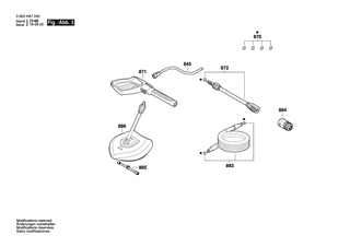BOSCH Schlauch | Ersatzteile f�r AQT 33-10, AQT 35-12 - F016F04438