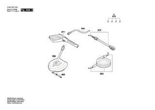 BOSCH Schlauch | Ersatzteile f�r AQT 33-10, AQT 35-12 - F016F04438