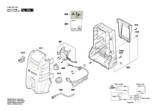 BOSCH Frontverkleidung | Ersatzteile für AQT 33-10 - F016F04448