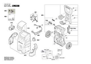BOSCH Frontverkleidung | Ersatzteile f�r AQT 37-13 - F016F04450