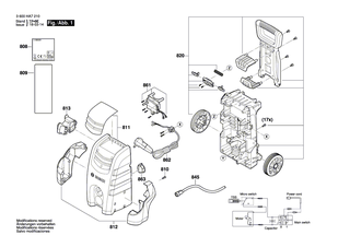 BOSCH Frontverkleidung | Ersatzteile f�r AQT 35-12, --- - F016F04452
