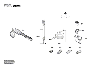 BOSCH Dichtungssatz | Ersatzteile f�r AQT 35-12, --- - F016F04458