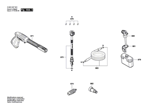 BOSCH Dichtungssatz | Ersatzteile f�r AQT 35-12, --- - F016F04458