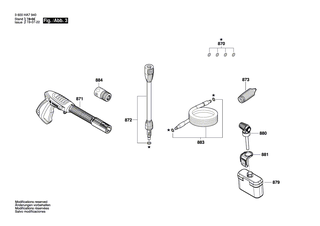 BOSCH Dichtungssatz | Ersatzteile f�r AQT 35-12, --- - F016F04458