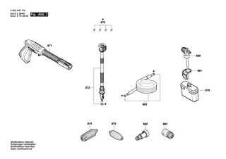 BOSCH Dichtungssatz | Ersatzteile f�r AQT 35-12, --- - F016F04458
