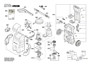 BOSCH Typschild | Ersatzteile f�r AQT 40-13 - F016F04575