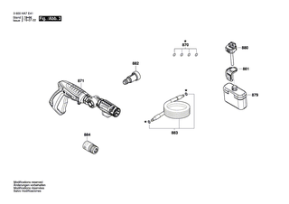 BOSCH Hochdruckschlauch 3 m | Ersatzteile f�r AQT 33-10, AQT 33-11 - F016F04583