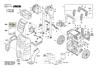BOSCH Frontverkleidung | Ersatzteile f�r AQT 42-13, AQT 45-14 X - F016F04616
