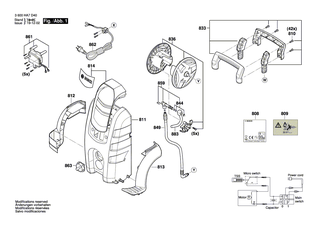 BOSCH Frontverkleidung | Ersatzteile f�r AQT 42-13, AQT 45-14 X - F016F04617