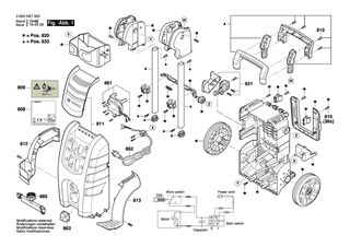 BOSCH Frontverkleidung | Ersatzteile f�r AQT 42-13, AQT 45-14 X - F016F04617