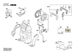 BOSCH Frontverkleidung | Ersatzteile f�r AQT 42-13, AQT 45-14 X - F016F04617