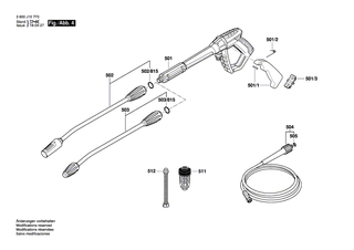 BOSCH Ventil | Ersatzteile für GHP 5-75 | F016F04355
