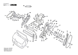 BOSCH Mutter 1/4 UNF | Ersatzteile f�r CLASSIC PETROL 43S, P14S - F016L06954