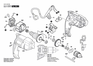 BOSCH Bohrspindel | Ersatzteile für TBM 1000 | 1619P00079
