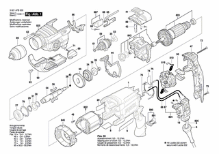 BOSCH Bürstenplatte | Ersatzteile für GSB 19-2 RE | 1614336061