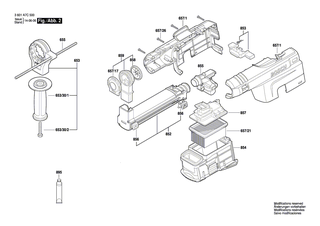 BOSCH Rastscheibe | Ersatzteile f�r GSB 19-2 REA | 2600190105