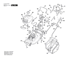 BOSCH Schalterdeckel | Ersatzteile f�r ASM 30, ARM 32 - F016L36449