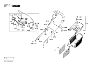 BOSCH Kabelklemme | Ersatzteile f�r ARM 36 ACCU, ARM 36 - F016L59236