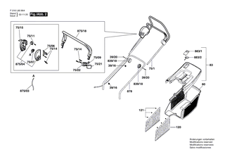 BOSCH Ein/Aus-Schalter | Ersatzteile f�r ASM 32 ACCU, ARM 36 ACCU - F016L59288