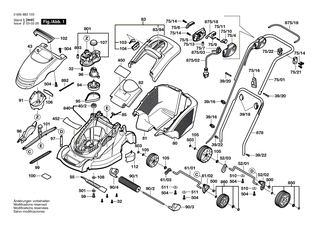 BOSCH Beilegring | Ersatzteile f�r ROTAK 40, ROTAK 40 C - F016L59373