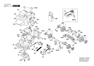 BOSCH Abdeckung | Ersatzteile f�r ARM 32 ACCU, ARM 32-12 ACCU - F016L59377
