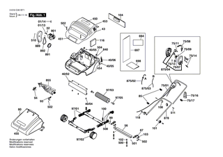 BOSCH Handgriff | Ersatzteile f�r ASM 32 ACCU, CONCORDE 32 CORDLESS - F016L62292