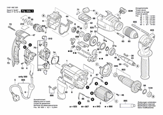 BOSCH Schaltwelle | Ersatzteile für GSB 21-2 RE | 2603120064