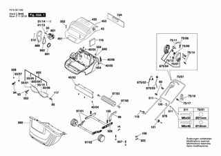 BOSCH Abziehbild | Ersatzteile f�r LAWNRAKER 32 - F016L62863