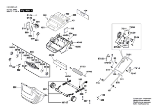 BOSCH Abziehbild | Ersatzteile f�r LAWNRAKER 32 - F016L62863