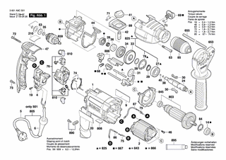 BOSCH Bohrspindel | Ersatzteile für GSB 21-2 RE | 2606135148