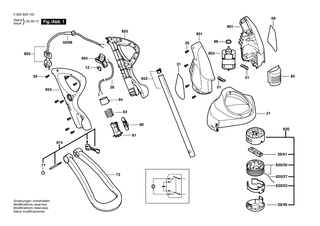 BOSCH Elektromotor | Ersatzteile f�r ART 25 GSA, ART 25 GSAV - F016L63104