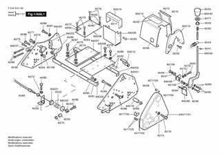 BOSCH Klebeschild | Ersatzteile f�r ROYALE 24 - F016L63200
