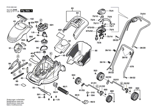 BOSCH Antriebsriemen z=8 GRUEN | Ersatzteile f�r ROTAK 34, ROTAK 1300 - F016L64219