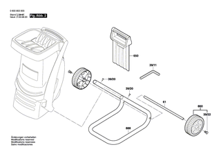 BOSCH Achse | Ersatzteile f�r AXT Rapid 180, AXT Rapid 200 - F016L64656