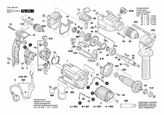 BOSCH Schalter | Ersatzteile für GSB 24-2 | 160720032L