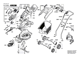 BOSCH Blattfeder | Ersatzteile f�r ROTAK 370 LI, ROTAK 34 LI - F016L65815